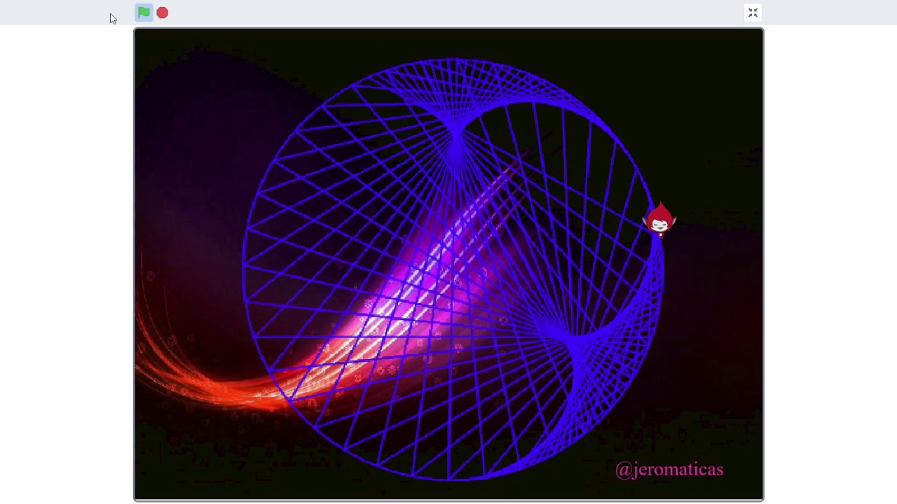 String Art 12 con Scratch - YouTube