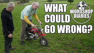 Two Grown Men on a Tiny Motorbike?...Edd China’s Workshop Diaries Ep 33