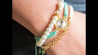 DIY Bracelet | Crafts for Girls | Apostrophe S | Bling Bracelets