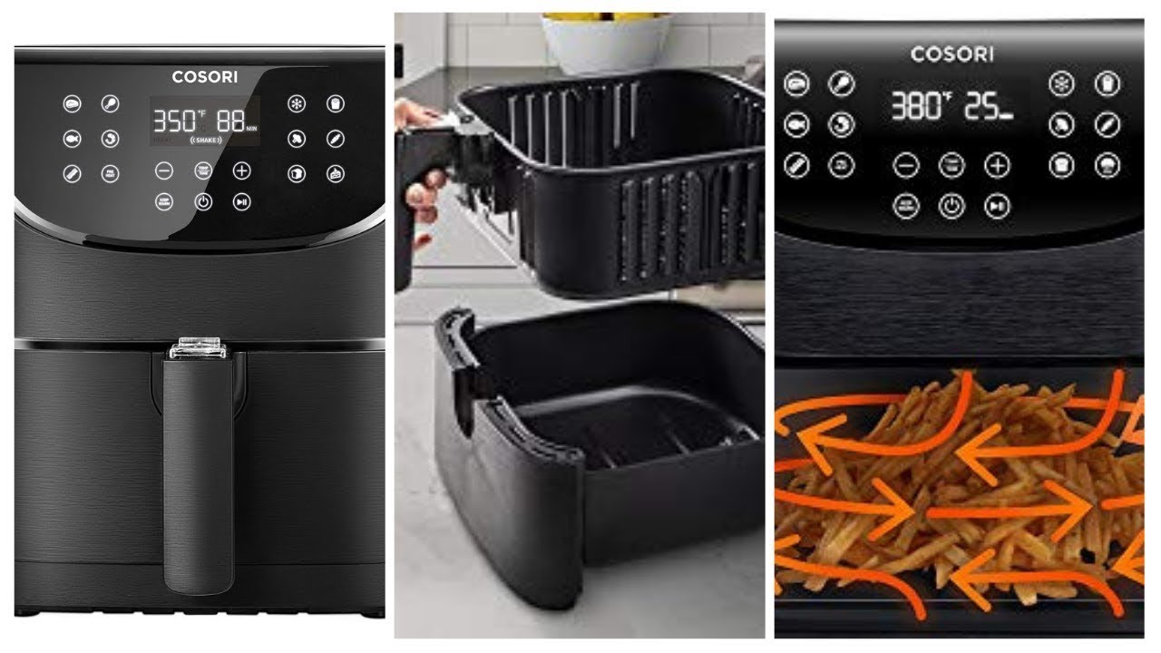 Cosori air fryer CP137 AF premium 3 7QT Freidora de YouTube