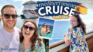 MEDITERRANEAN CRUISE!  PART 1 • P&O Cruises Arvia, Embarkation, Cabin Tour & La Coruña Tapas  AD