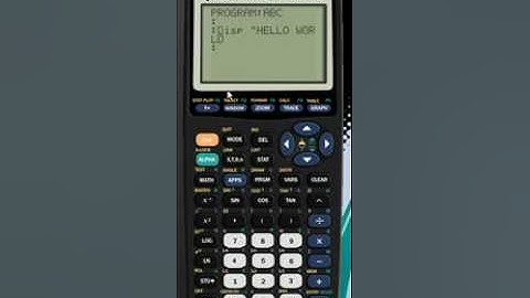 {AP} TI Programming: Basics 1