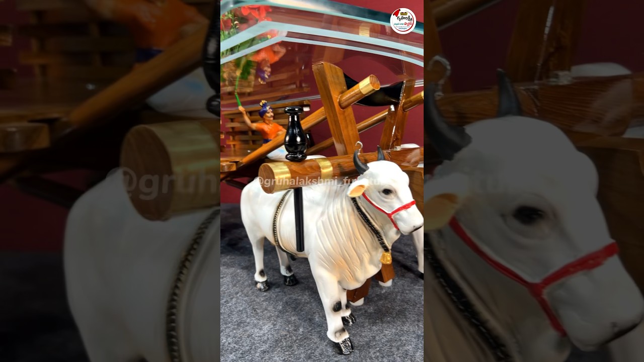 Unveiling the Exquisite Teakwood Bull Cart Teapoy: Traditional Elegance for Modern Homes 