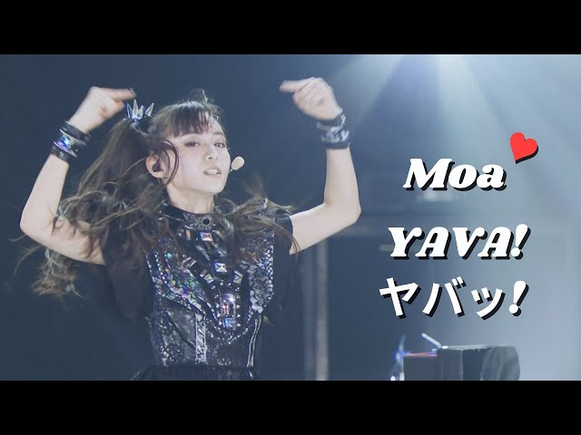 BABYMETAL - YAVA! 『ヤバッ!』 (MOAMETAL mainly focus) | Live compilation class=