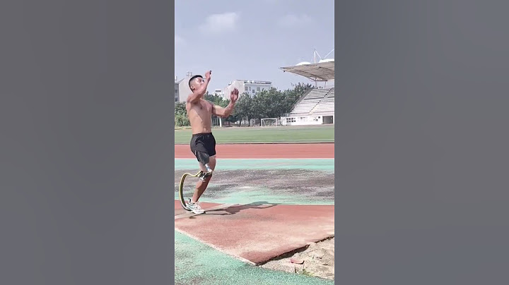 How I run with my prosthetic leg #artificiallimbs #foot #prosthetics