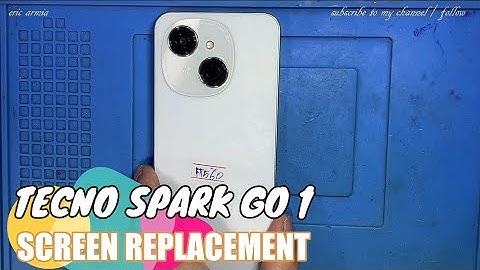 TECNO SPARK GO 1 LCD SCREEN REPLACEMENT - CHANGE DISPLAY