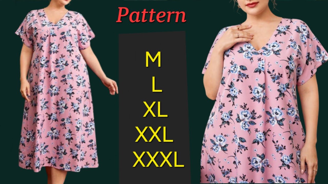 ⚘️You Don't Have To Be a Tailor⚘️So Easy Only 10 Minute Dress Pattern 💃 Stylish and Simple Pattern