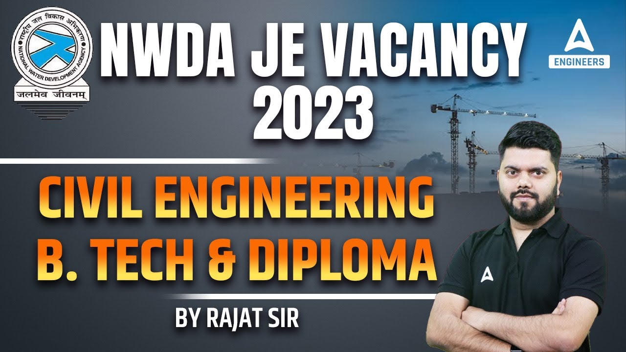 NWDA JE Recruitment 2023, Last Date To Apply Online