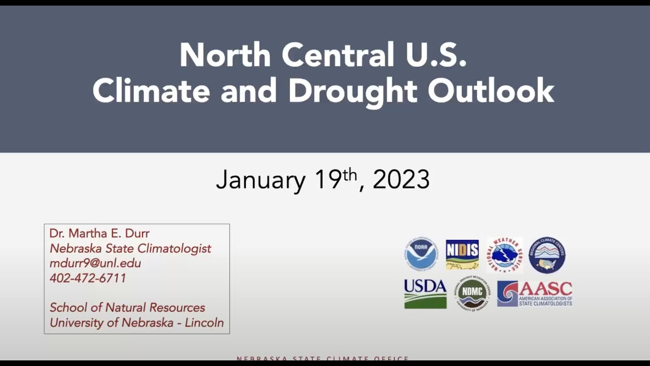 North Central US Climate and Drought Summary and Outlook - YouTube