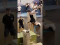 It all came down to the last attempt on this incredibly difficult sport parkour skill challenge