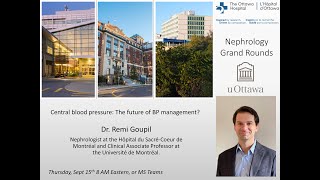 Central blood pressure: The future of BP management? with Dr Remi Goupil