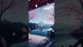 Sakura Breeze 🌸🍃 | Chill Lofi with Falling Petals #shorts #lofi #lofiroom #beatstostudy #lofimu