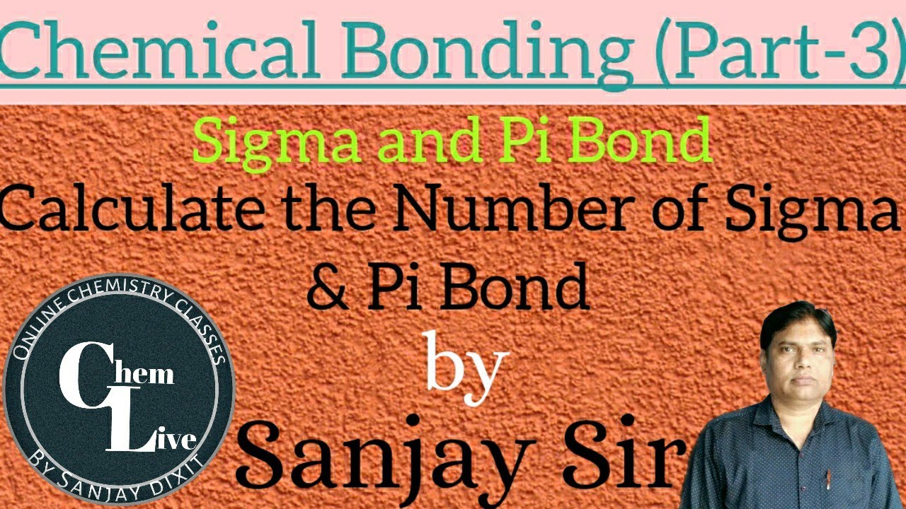 Chemical bonding part 3 II CBSE class 11&12th Sigma and Pi bond YouTube