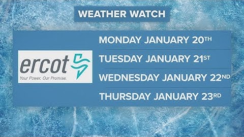ERCOT issues Weather Watch ahead of next week