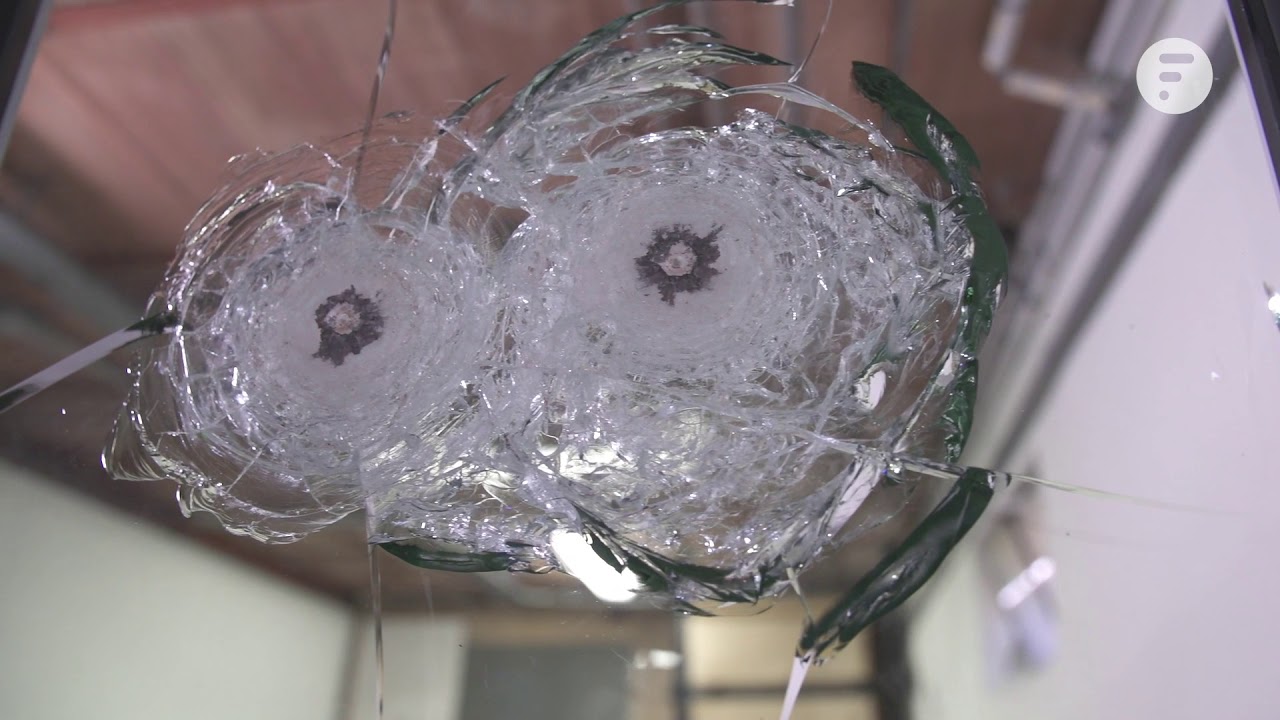 Ballistic resistance Test DarTek Security Door FB3 EN1522 Fichet