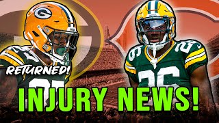 Packers Injury News Today! Romeo Doubs Returns!