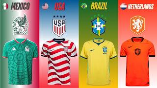 ALL 48 OFFICIAL World Cup 2026 HOME KITS!🔥🌍🏆🇺🇸🇨🇦🇲🇽 (Which is the BEST? 🤔)
