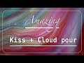 Amazing Paint Kiss pour acrylic painting | cloud effect experiment #2