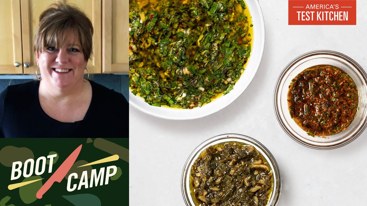 Getting Sauced–The Easiest Way to Amp Up Every Meal | Test Kitchen Boot Camp | America