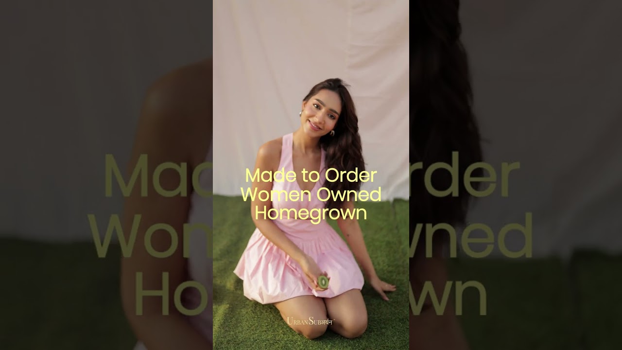 Urban Suburban's - Pink Bubble Hem Short Dress