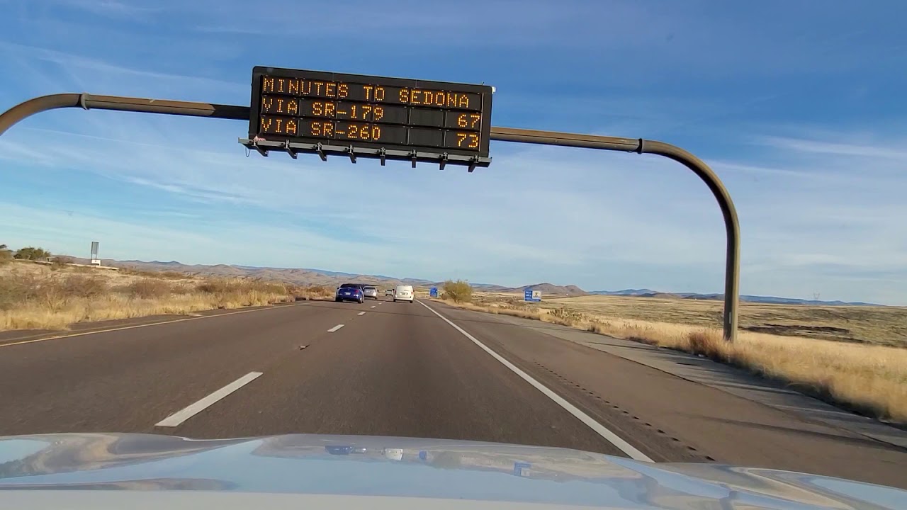 Galaxy S10+ Hyperlapse Drive from Phoenix to Flagstaff
