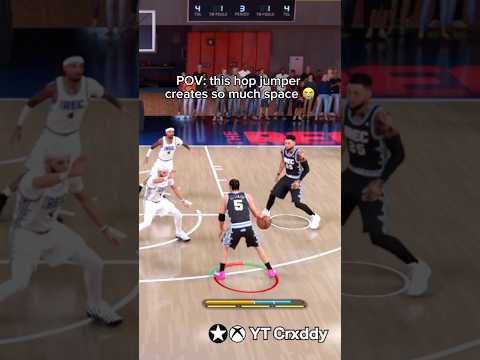 This hop jumper teleported me 😭 #nba2k26