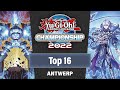 Top 16  joshua schmidt  vs herman hansson  european yugioh championship 2022  day 2