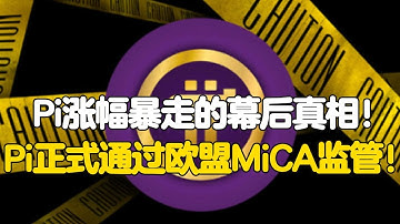 Pi Network：Pi涨幅暴走的幕后真相！Pi正式通过欧盟MiCA监管！