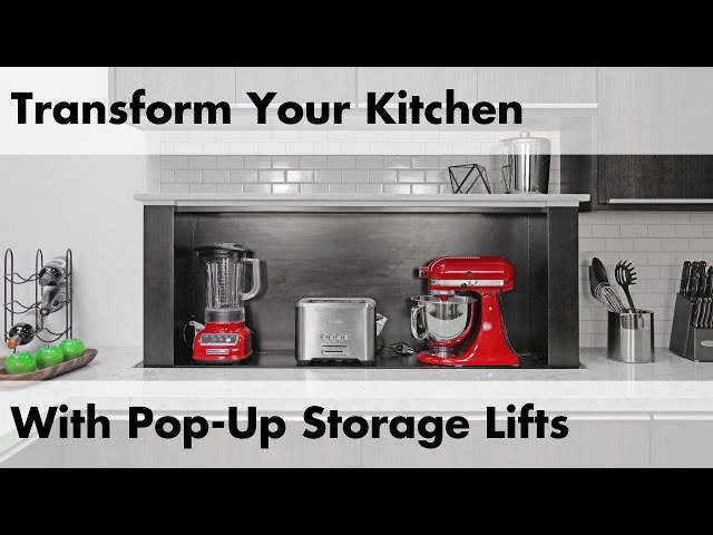 How Pop-Up Storage Lifts Can Transform Any Kitchen 