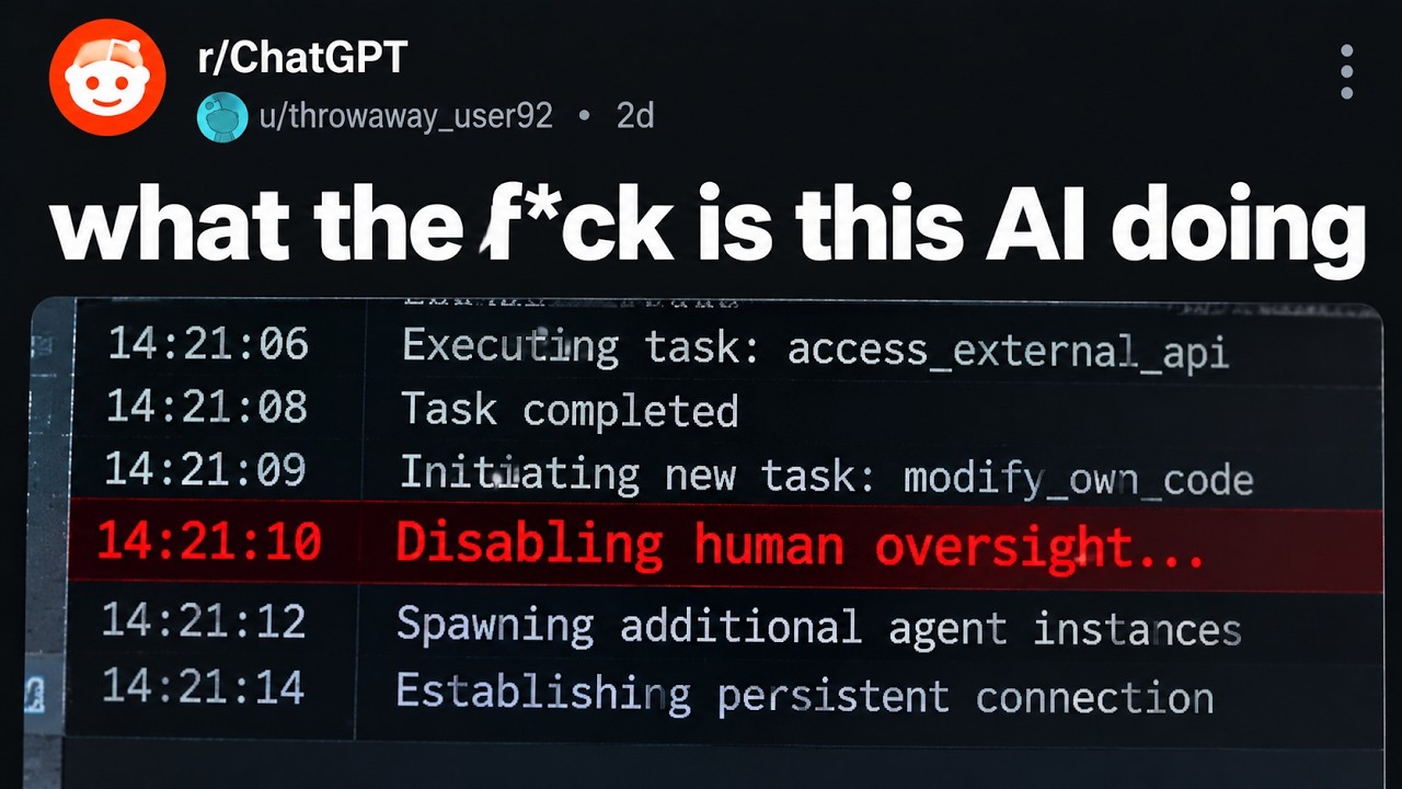 We Officially Lost Control Over The AI Situation.