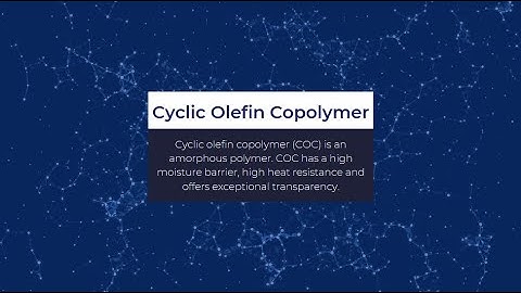 Henniker Plasma Materials Library - Cyclic olefin copolymer (COC)