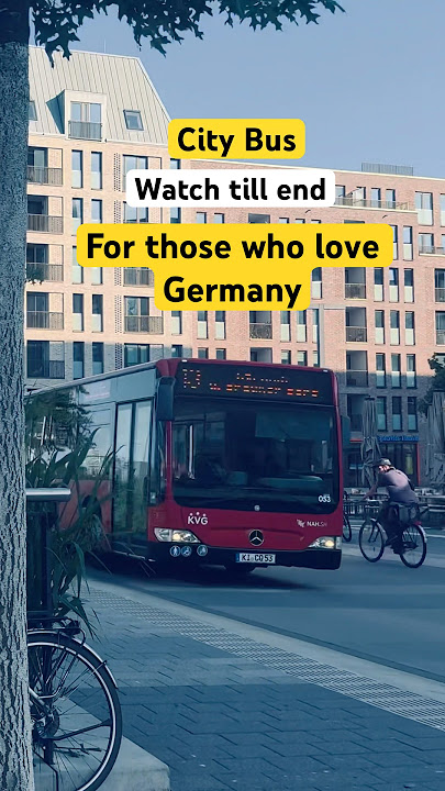 Who love German Buses? Like if you love it😍 #germany #bus #germannature