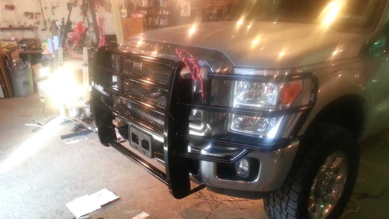 Truck Grill Guard >> Ranchhand brush guard installation. Part 2 - YouTube Truck Grill Guard >> Ranchhand brush guard installation. Part 2 - YouTube