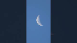New Crescent Moon Day 5 #crescentmoon #travel #moonshot