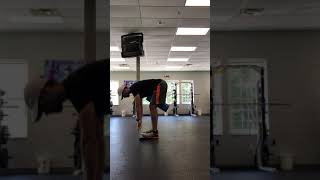 Toes:Heels Elevated Toe Touch