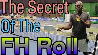 The Secret Of The Forehand Roll In Pickleball | Giveaway 10k Subscribers