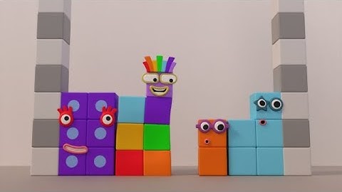 Numberblocks Tetris Animation | Softbody Tetris 2