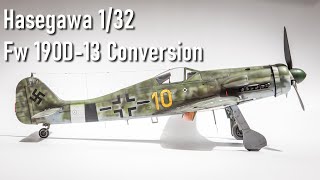 1/32 Hasegawa Focke Wulf Fw190D-9 to D-13 Conversion