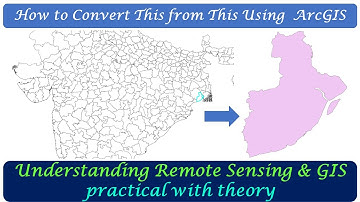 How to extract district shapefile From country shapefile in Arc GIS | Fundamental ArcGIS |