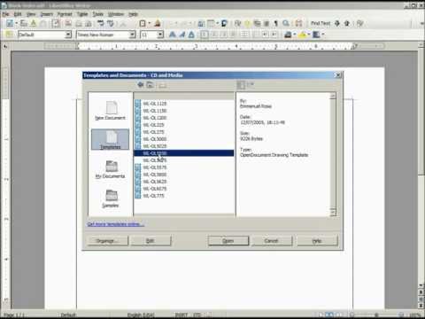 LibreOffice-Writer (64) .ott -- Organizing Templates -- Table Templates