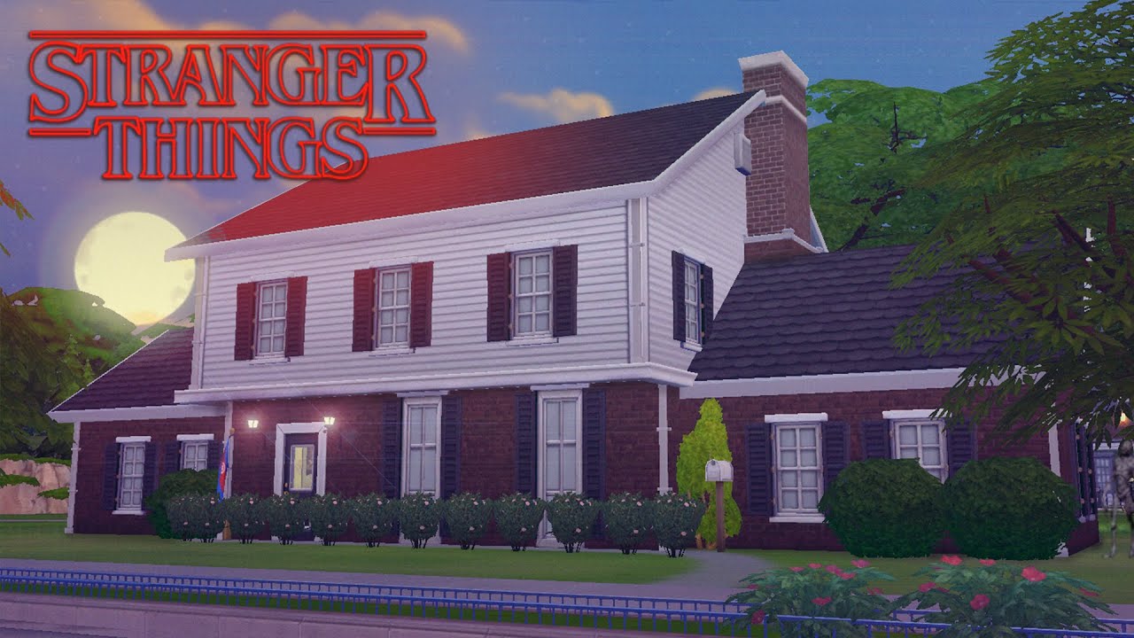 Construindo A Casa Da Serie Stranger Things The Sims 4 Youtube