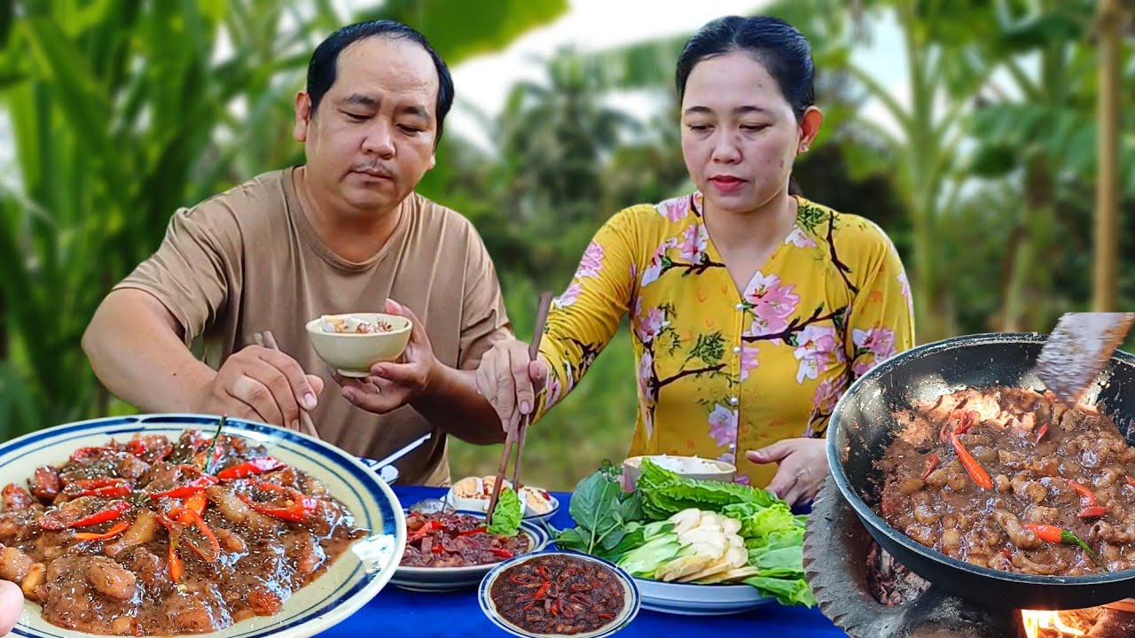 Outline Video Thịt Kho Mắm Ruốc Kiểu Này, Bới Cơm Mỏi Tay Thêm Mớ Rau Trồng Hết Nước Chấm | CBQ