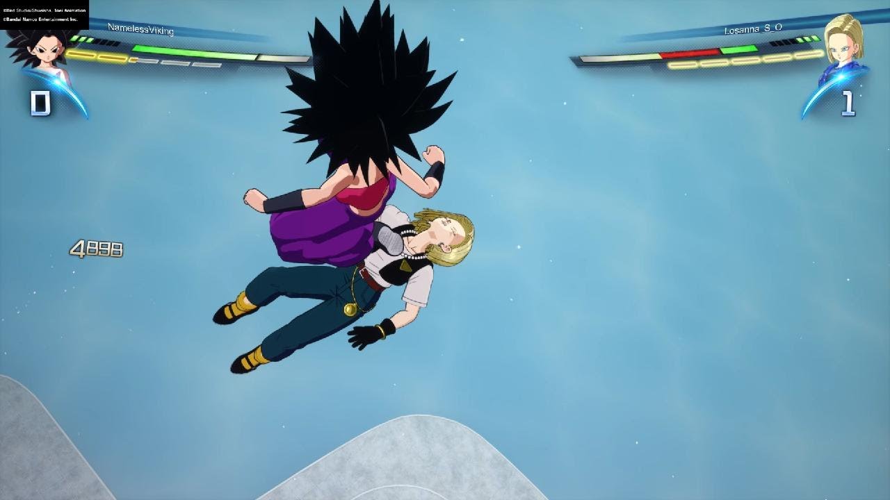 Online PvP Matches Caulifla Vs Android 18 In DRAGON BALL: Sparking! ZERO