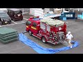 消防車　水没対策　カーパッくん