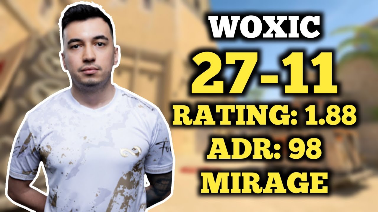 CS2 FPL DEMO | WOXIC (27-11) FACEIT RANKED (MIRAGE) SEM VOZ