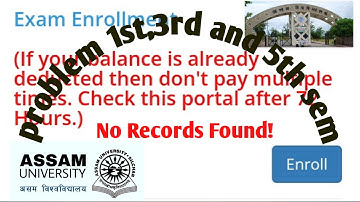 Assam University Silchar || TDC Exam From Fillup Problem || Who to solve?