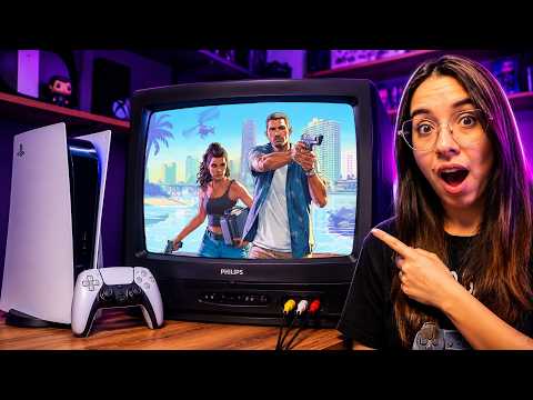 I tested the PS5 on a CRT TV and I couldn't believe the result!