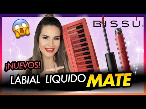 BISSÚ NUEVOS LABIALES LIQUIDOS MATE ¡DESAPARECEN TINTA MATE!