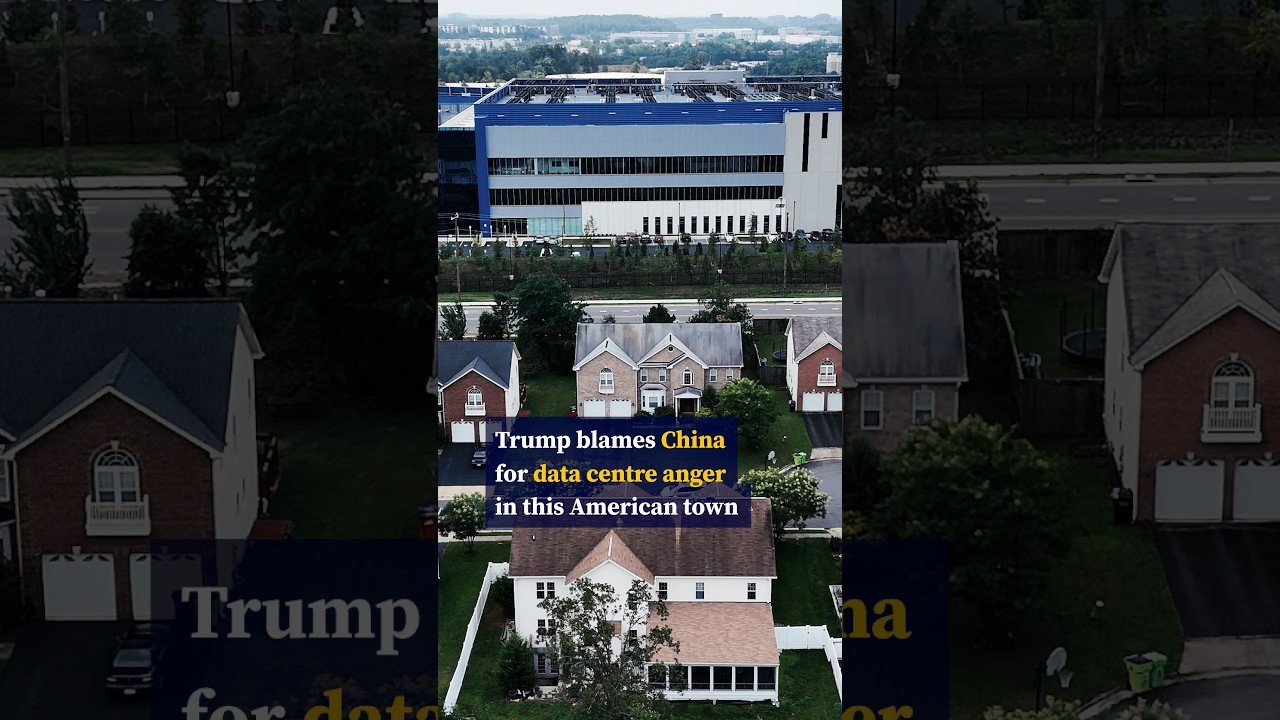 US residents fight AI data centres as Trump blames China for opposition to facilities