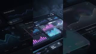Modern Dashboard UIUX Design  Futuristic Analytics Interface